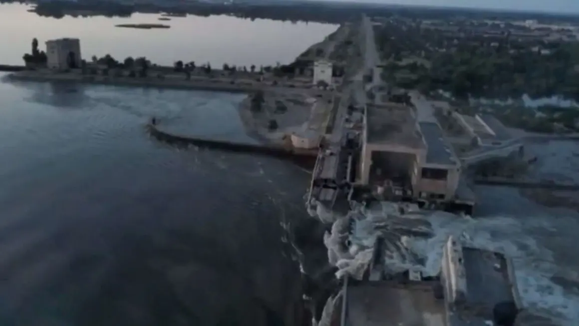 PHOTO/REUTERS - Vista general de la presa de Nova Kakhovka que se rompió en la región de Kherson, Ucrania el 6 de junio de 2023