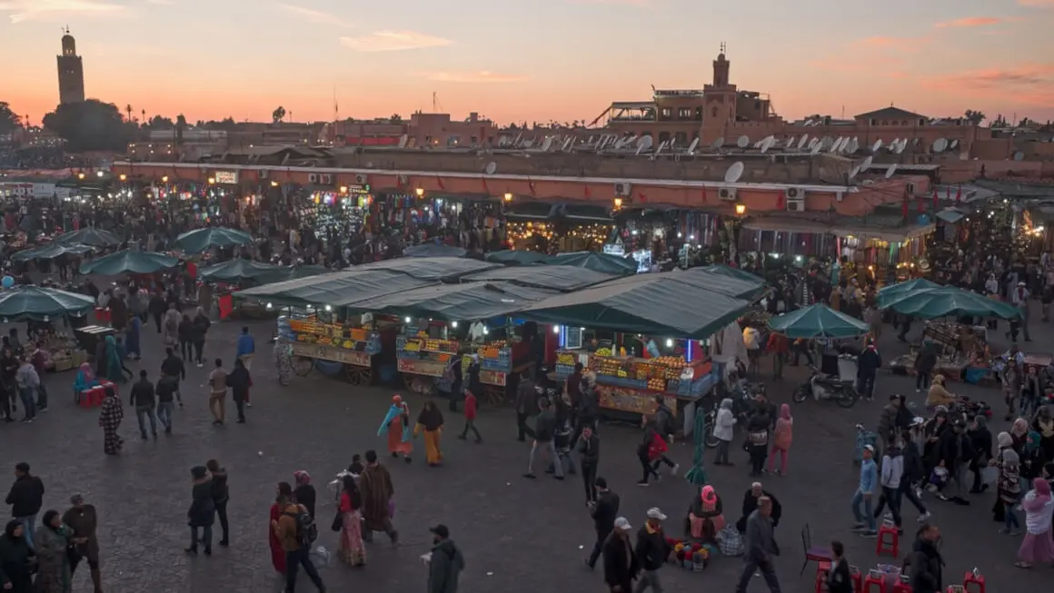 PHOTO/ARCHIVO - Plaza Jemaa el-Fnaa, Marrakech en Marruecos