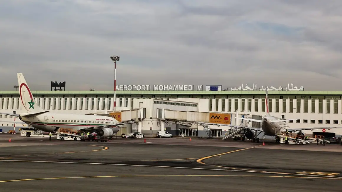Aeropuerto Internacional Mohamed V de Casablanca, Marruecos, África – PHOTO/Creative Touch Imaging Ltd/NurPhoto/NurPhoto vía AFP