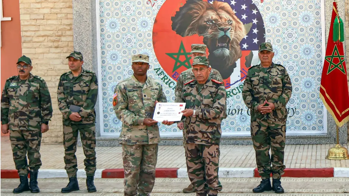 Ejercicios militares African Lion 2024 - PHOTO/X/@FAR_Maroc_