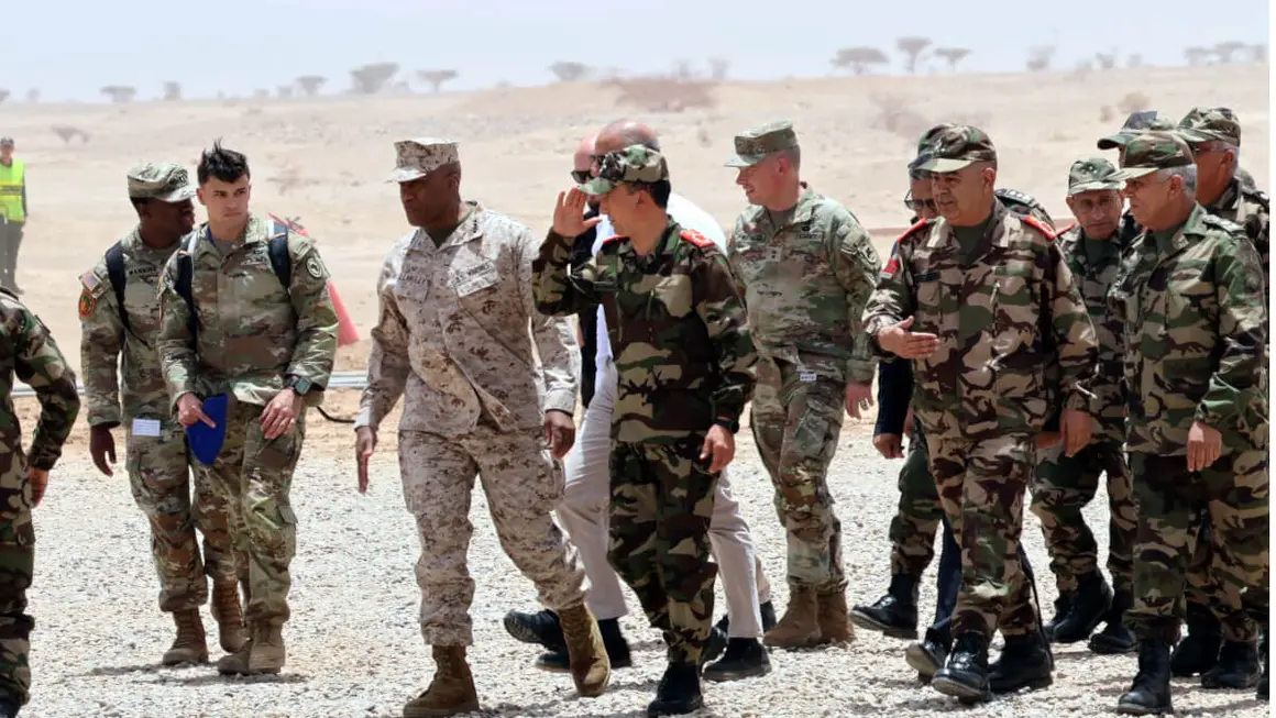 Ejercicios militares African Lion 2024 - PHOTO/X/@FAR_Maroc_