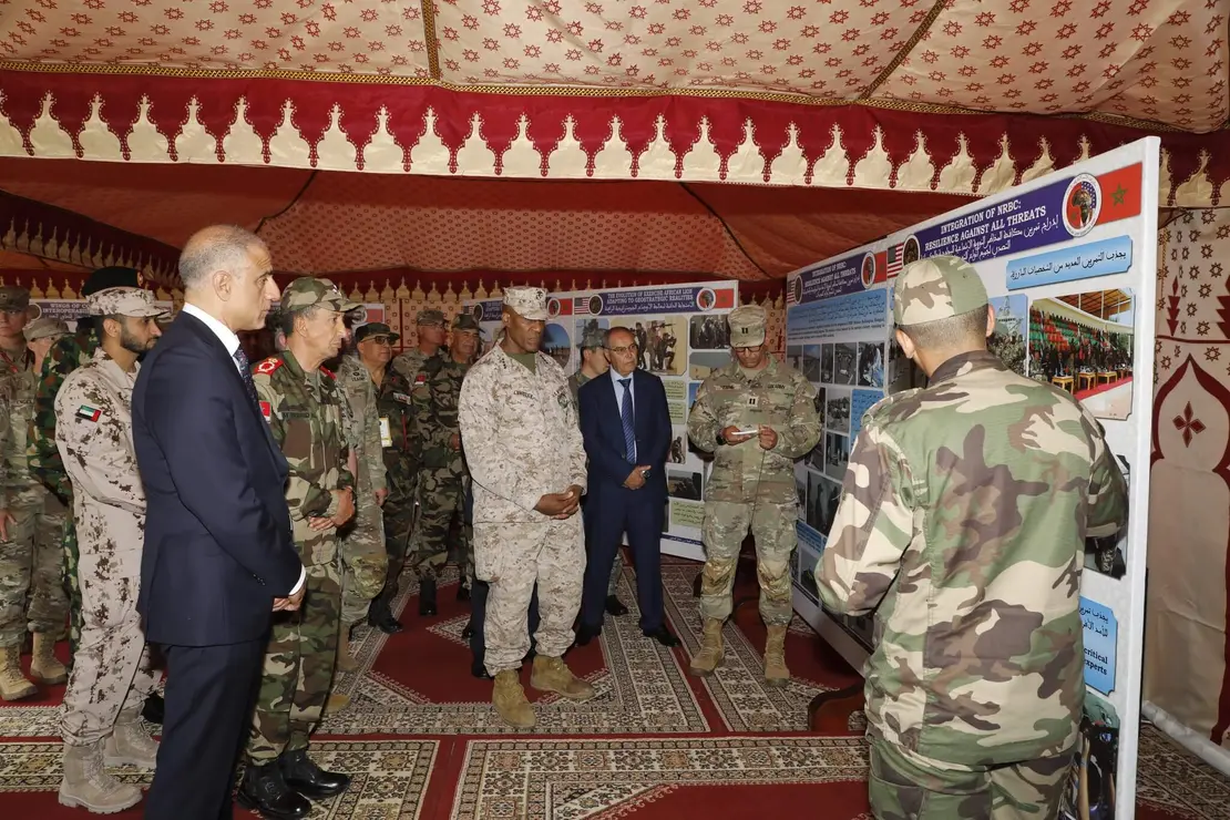 Ejercicios militares African Lion 2024 - PHOTO/X/@FAR_Maroc_
