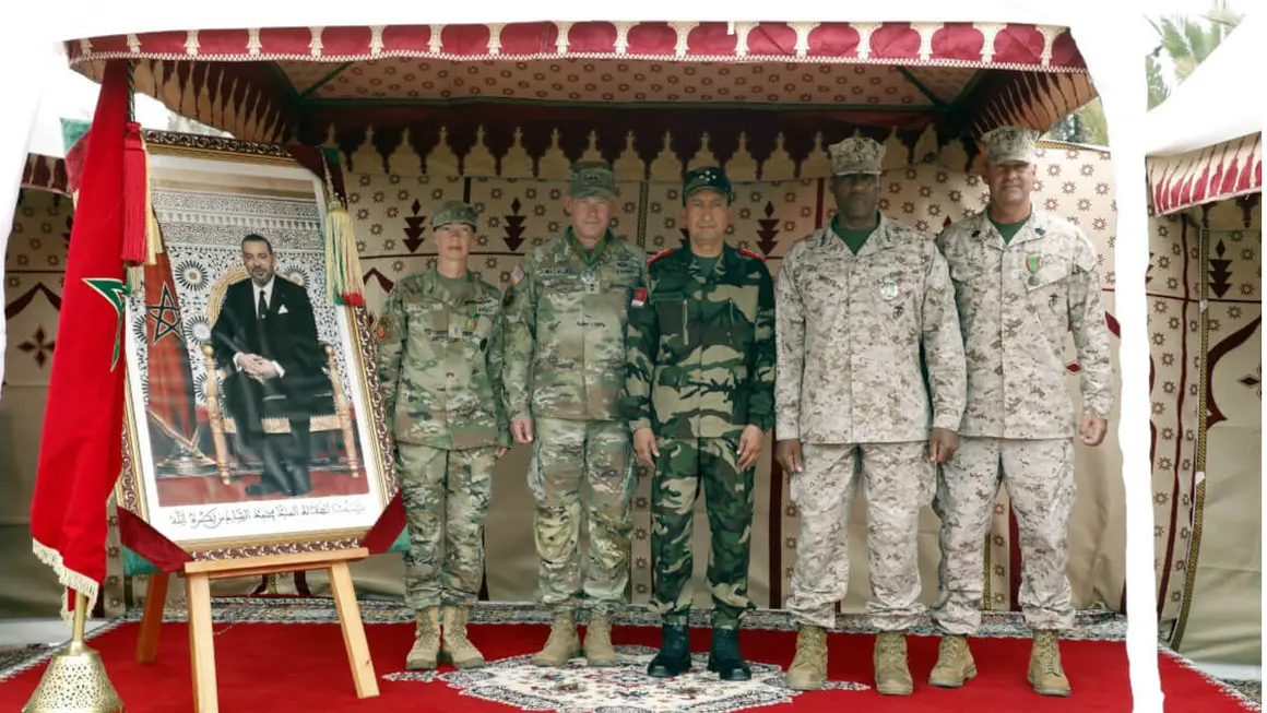 Ejercicios militares African Lion 2024 - PHOTO/X/@FAR_Maroc_