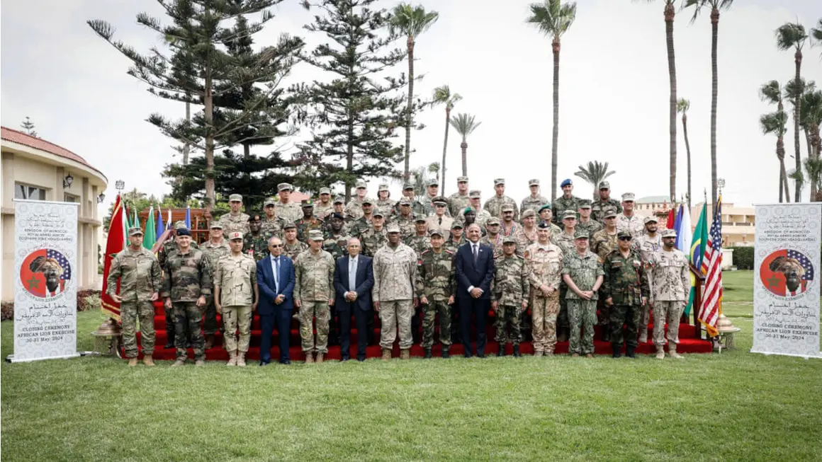 Ejercicios militares African Lion 2024 - PHOTO/X/@FAR_Maroc_