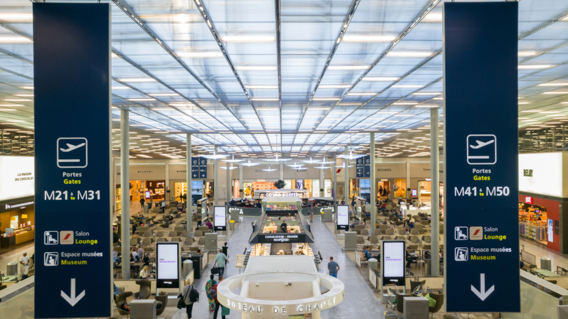 Aeropuerto Charles de Gaulle, en París, Francia - <a href="https://depositphotos.com/es/?/">Depositphotos</a>