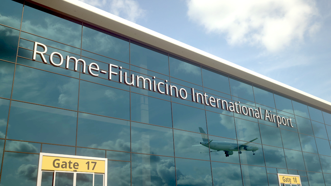 Aeropuerto Rome-Fiumicino Internacioal - <a href="https://depositphotos.com/es/?/">Depositphotos</a>