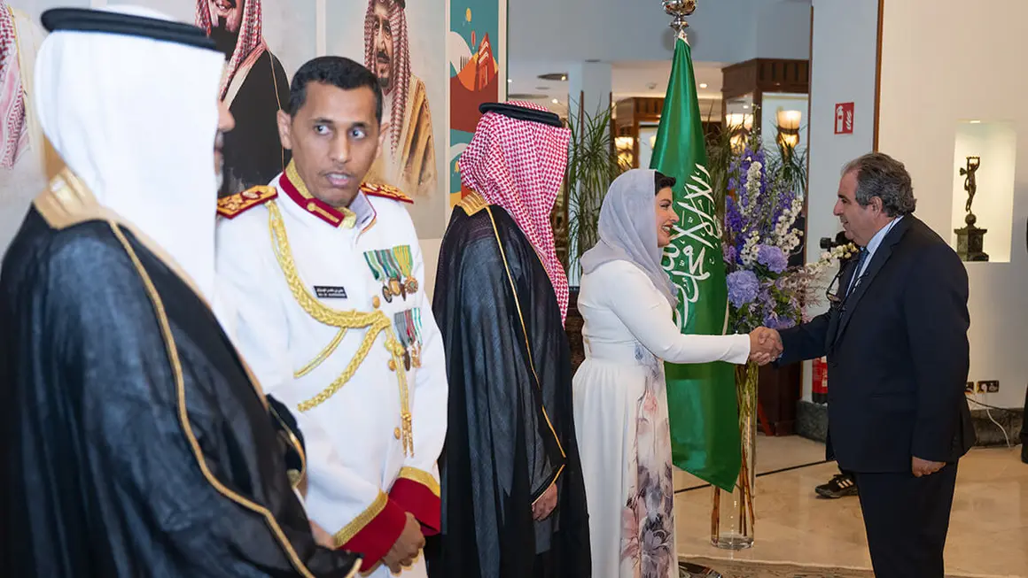 Celebración en Madrid del 94º aniversario de la fundación del Reino de Arabia Saudí – PHOTO/ATALAYAR/GUILLERMO LÓPEZ