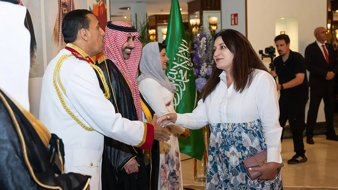 Celebración en Madrid del 94º aniversario de la fundación del Reino de Arabia Saudí – PHOTO/ATALAYAR/GUILLERMO LÓPEZ