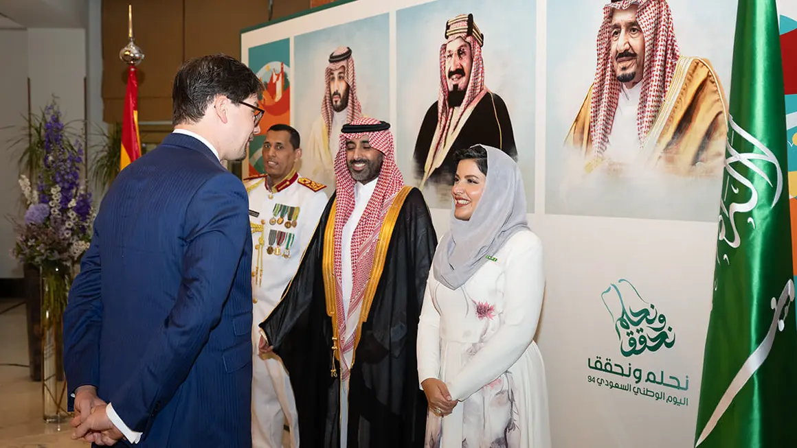 Celebración en Madrid del 94º aniversario de la fundación del Reino de Arabia Saudí – PHOTO/ATALAYAR/GUILLERMO LÓPEZ