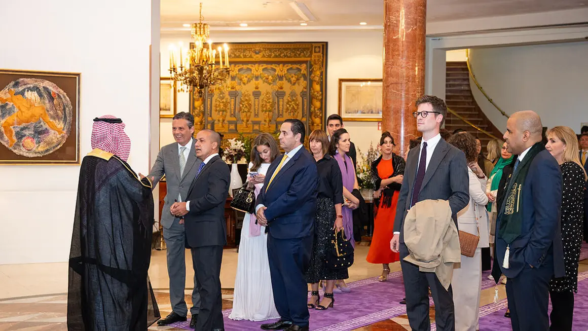 Celebración en Madrid del 94º aniversario de la fundación del Reino de Arabia Saudí – PHOTO/ATALAYAR/GUILLERMO LÓPEZ