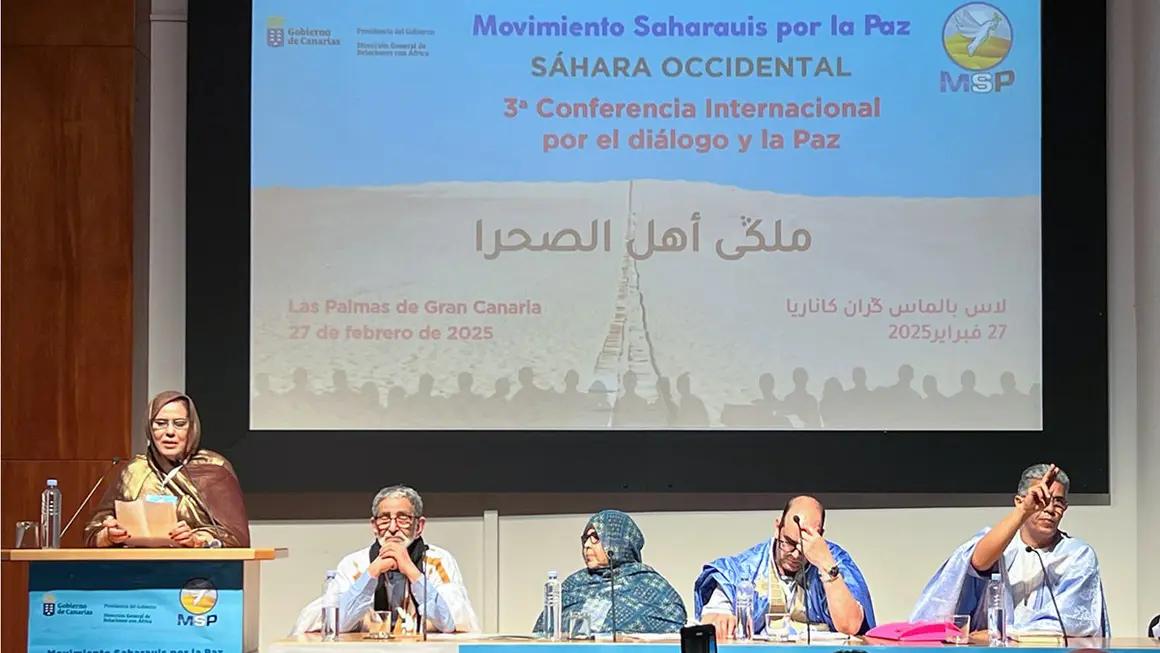 El Movimiento Saharaui por la Paz organizó la III Conferencia Internacional para el Diálogo y la Paz en el Sáhara Occidental - PHOTO/ATALAYAR
