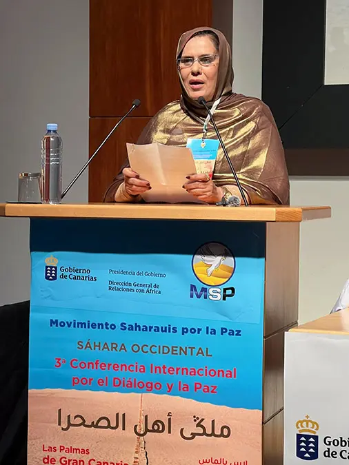 El Movimiento Saharaui por la Paz organizó la III Conferencia Internacional para el Diálogo y la Paz en el Sáhara Occidental - PHOTO/ATALAYAR