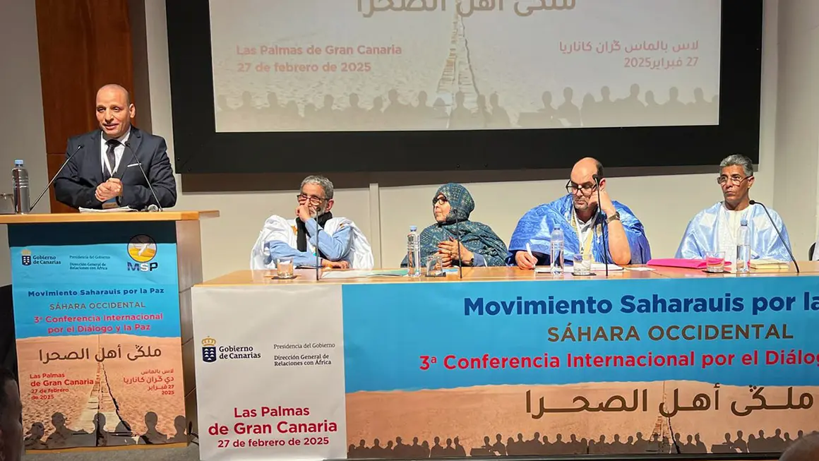 El Movimiento Saharaui por la Paz organizó la III Conferencia Internacional para el Diálogo y la Paz en el Sáhara Occidental - PHOTO/ATALAYAR