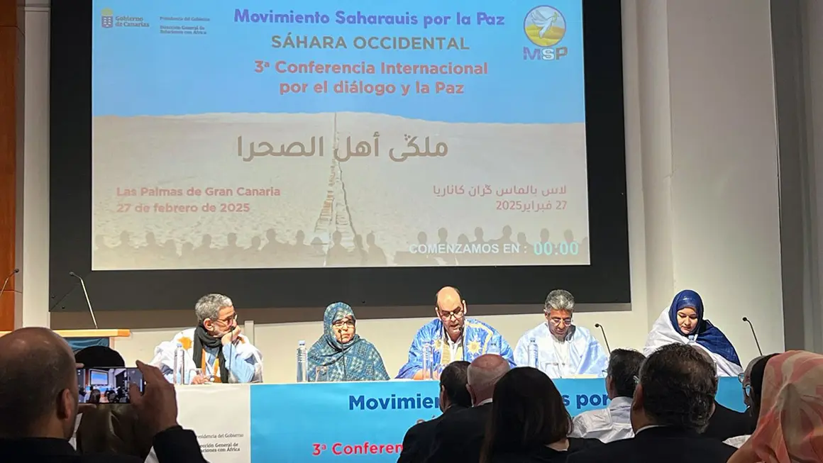 El Movimiento Saharaui por la Paz organizó la III Conferencia Internacional para el Diálogo y la Paz en el Sáhara Occidental - PHOTO/ATALAYAR