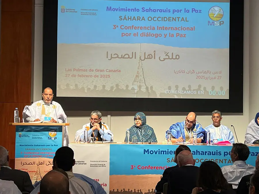 El Movimiento Saharaui por la Paz organizó la III Conferencia Internacional para el Diálogo y la Paz en el Sáhara Occidental - PHOTO/ATALAYAR