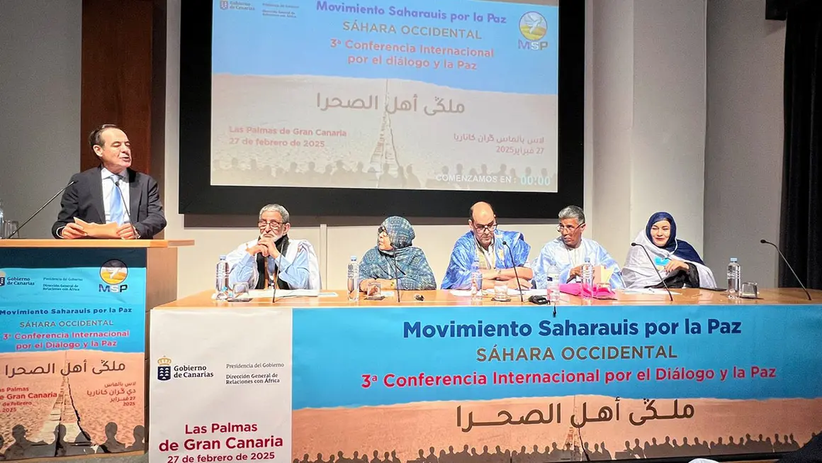 El Movimiento Saharaui por la Paz organizó la III Conferencia Internacional para el Diálogo y la Paz en el Sáhara Occidental - PHOTO/ATALAYAR