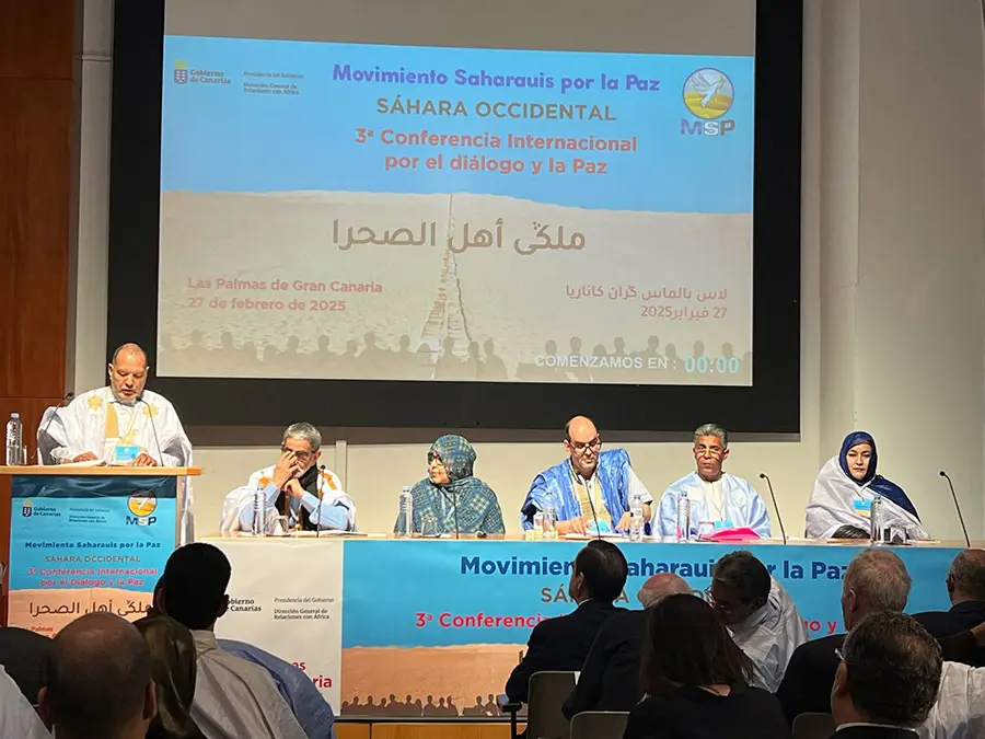 El Movimiento Saharaui por la Paz organizó la III Conferencia Internacional para el Diálogo y la Paz en el Sáhara Occidental - PHOTO/ATALAYAR
