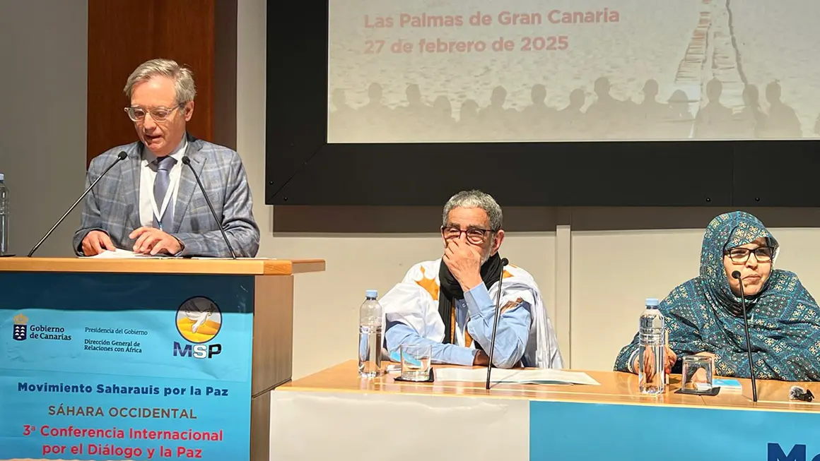 El Movimiento Saharaui por la Paz organizó la III Conferencia Internacional para el Diálogo y la Paz en el Sáhara Occidental - PHOTO/ATALAYAR