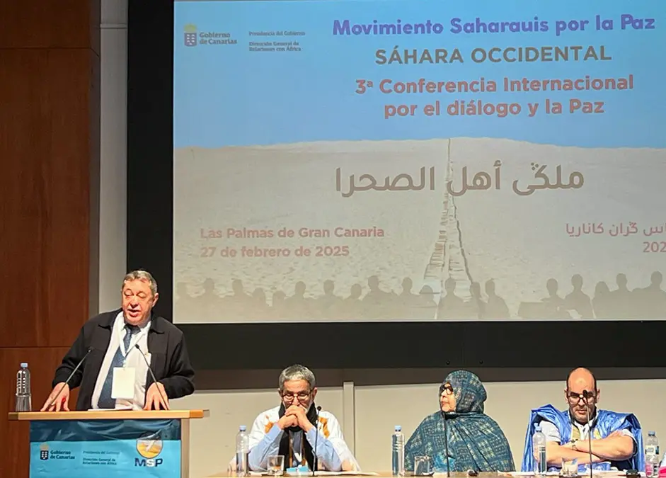 El Movimiento Saharaui por la Paz organizó la III Conferencia Internacional para el Diálogo y la Paz en el Sáhara Occidental - PHOTO/ATALAYAR