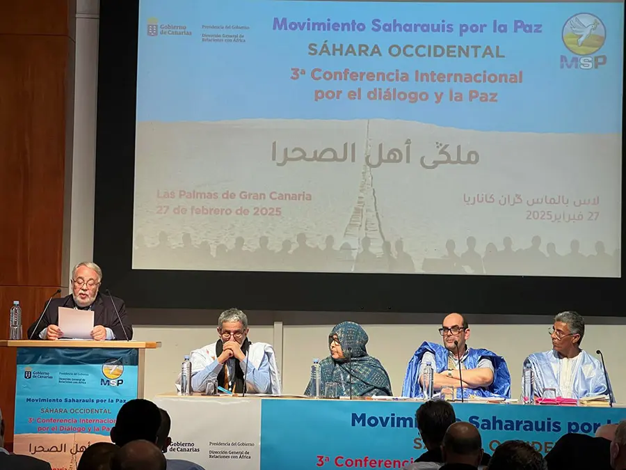 El Movimiento Saharaui por la Paz organizó la III Conferencia Internacional para el Diálogo y la Paz en el Sáhara Occidental - PHOTO/ATALAYAR
