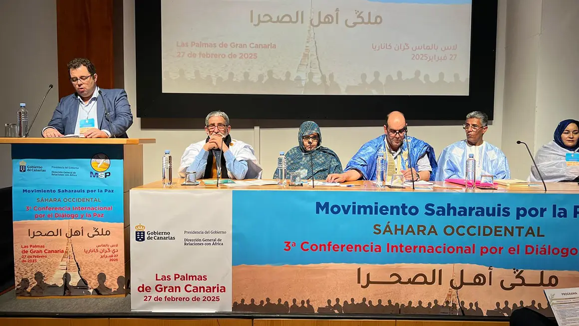 El Movimiento Saharaui por la Paz organizó la III Conferencia Internacional para el Diálogo y la Paz en el Sáhara Occidental - PHOTO/ATALAYAR