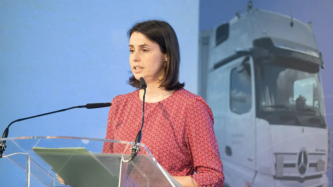Elena María Atance Herreros, directora general de Transporte por Carretera y Ferrocarril del Ministerio de Transportes y Movilidad Sostenible - PHOTO/ESPAMA COMUNICACIÓN/GUILLERMO LÓPEZ