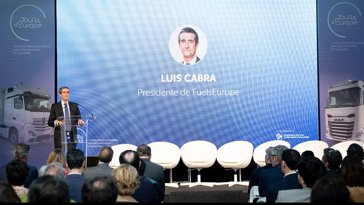 Luis Cabra, presidente de FuelsEurope - PHOTO/ESPAMA COMUNICACIÓN/GUILLERMO LÓPEZ