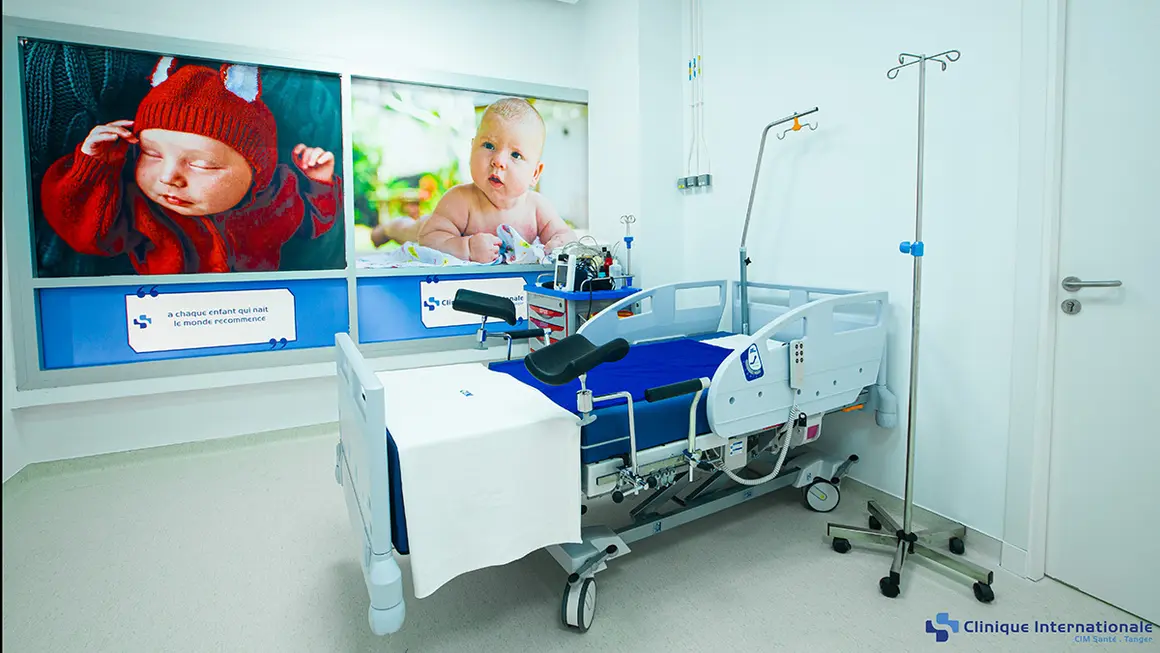 Sala con cama medicalizada de la Clínica Internacional de Tánger - PHOTO/CLÍNICA INTERNACIONAL DE TÁNGER