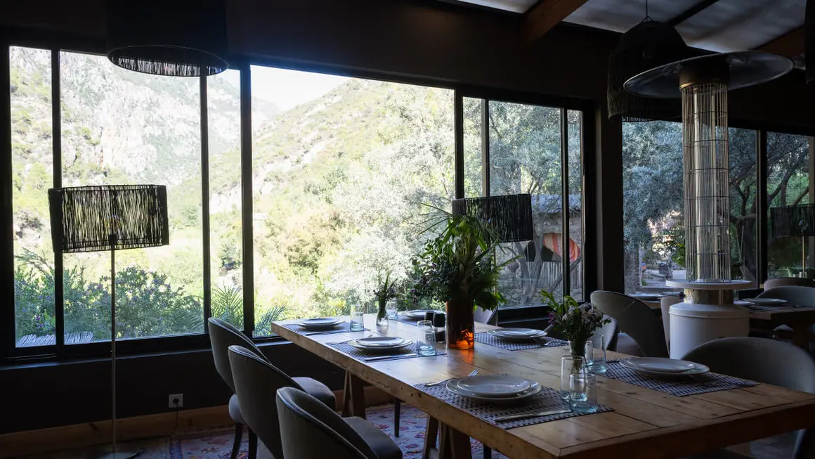 Restaurante del Ermitage D'Akchour - ATALAYAR /GUILLERMO LÓPEZ