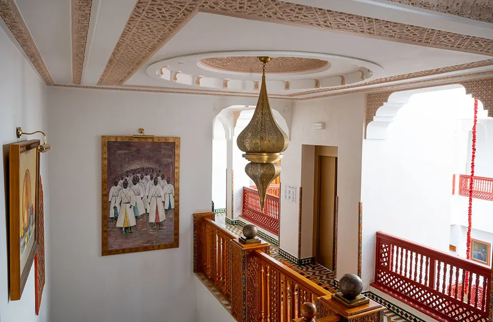 Pasillos del Palais Zahia de Tánger, Marruecos - ATALAYAR/GUILLERMO LÓPEZ