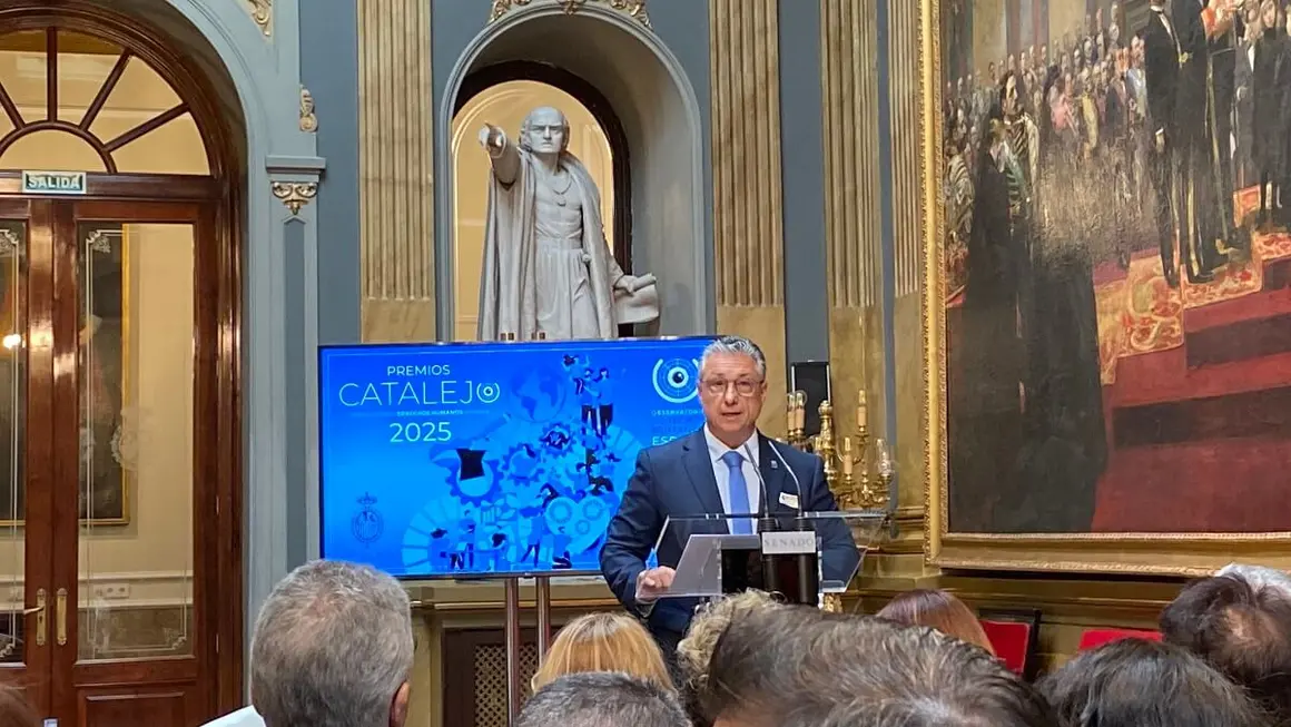 Mario Rigau, presidente del ODHE, presenta los Premios Catalejo 2025 - PHOTO/ATALAYAR