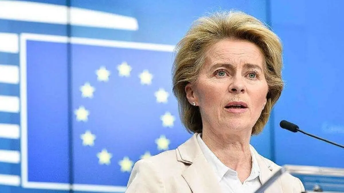 AFP/JOHN THYS - La presidenta de la Comisión Europea Ursula von der Leyen