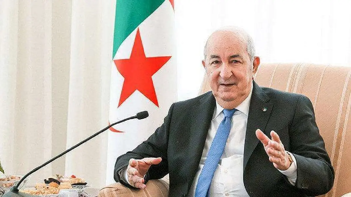 PHOTO/FILE - El presidente de Argelia, Abdelmadjid Tebboune