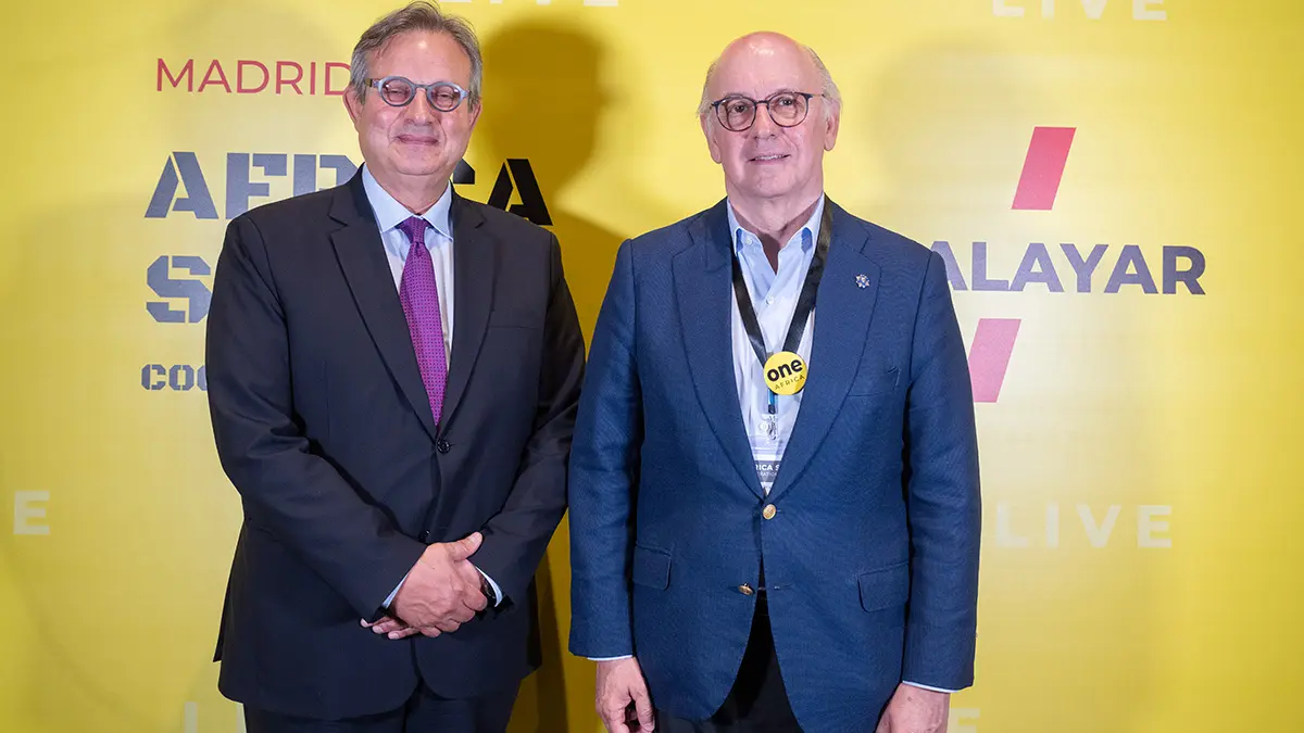 PHOTO/ATALAYAR/GUILLLERMO LÓPEZ - Dhafer Saidanee y Aldo Olcese