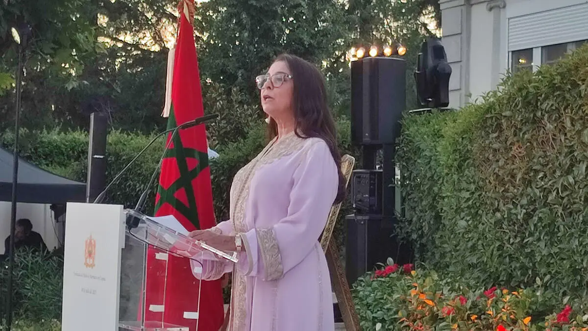 La embajadora de Marruecos en España, Karima Benyaich