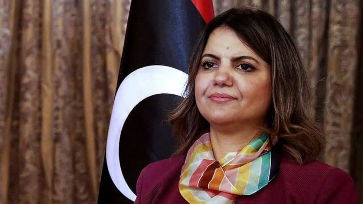 AFP/MAHMUD TURKIA - La ministra de Asuntos Exteriores del Gobierno de Transición de Unidad Nacional (GNU) de Libia, Najla al-Mangoush