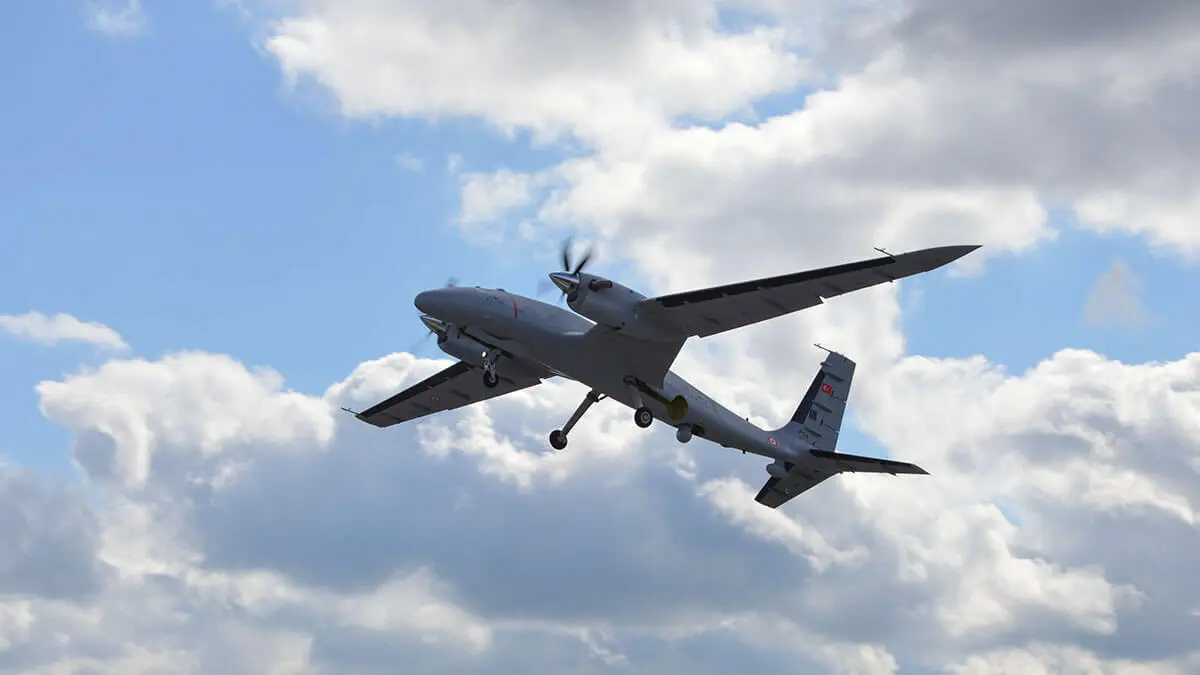 El modelo moderno del dron de ataque Bayraktar Akinci - PHOTO/ARCHIVO