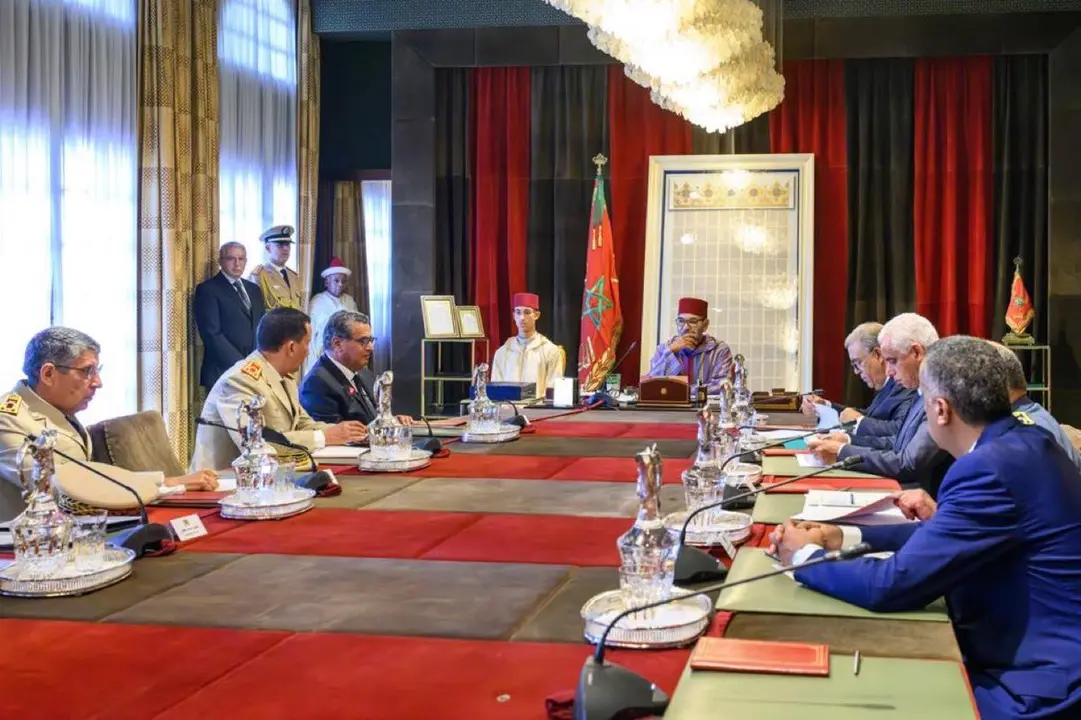 Marruecos gabinete real terremoto