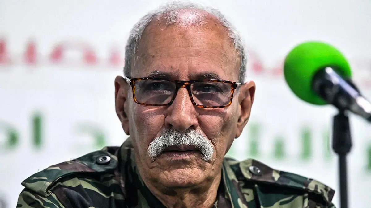 Brahim Ghali, secretario general del frente Polisario - PHOTO/AFP