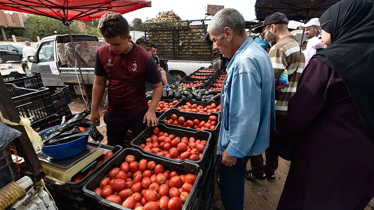 Mercado en Argel - PHOTO/AFP