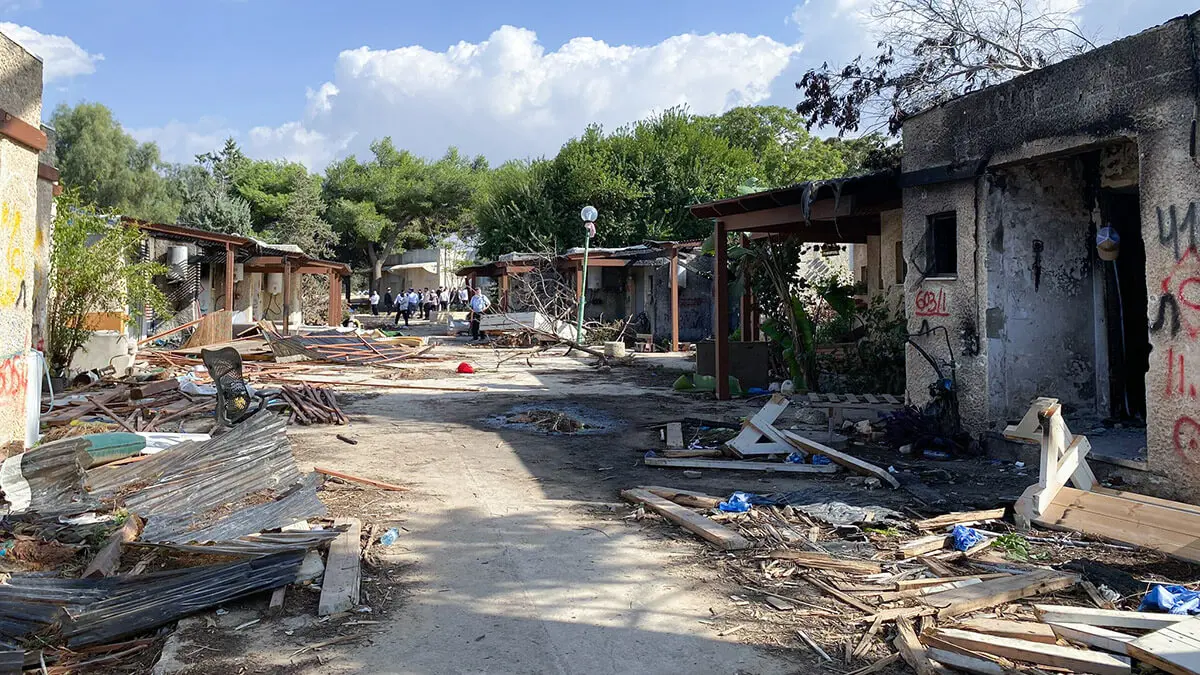 PHOTO/MARGARITA ARREDONDAS - Kibbutz Kfar Aza tras el ataque de Hamás