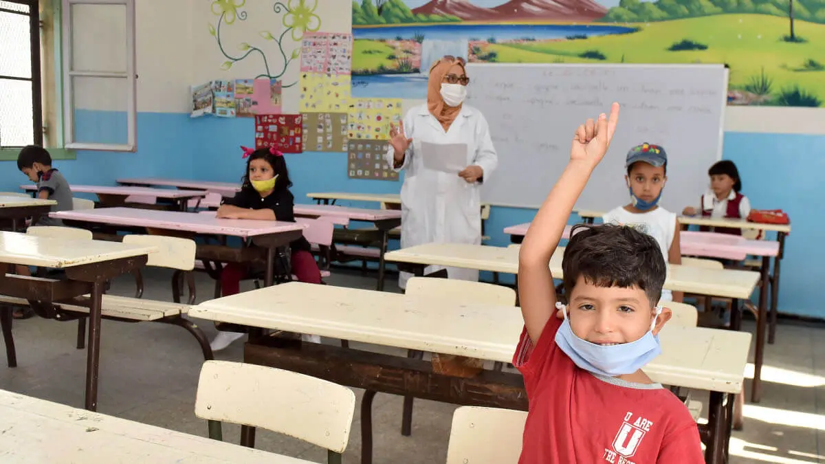 AFP/STR - Colegio de primaria en Marruecos