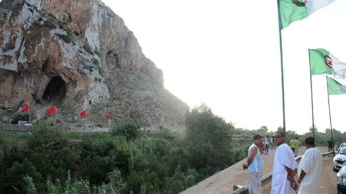 PHOTO/FILE - Frontera entre Marruecos y Argelia