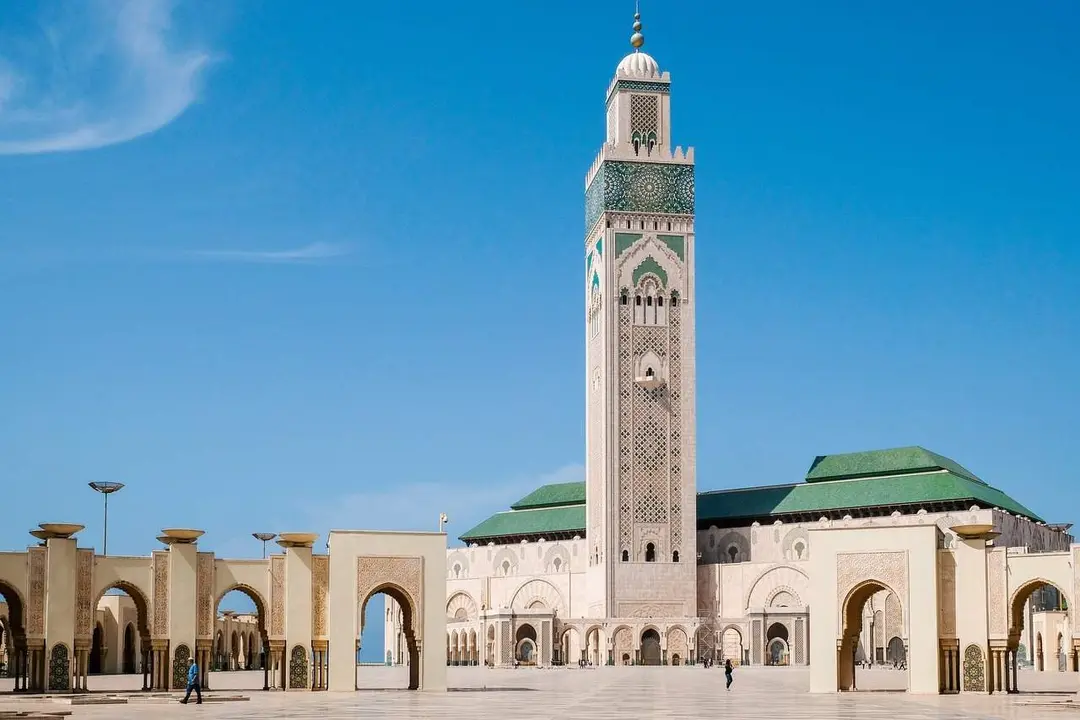 Mezquita de Casablanca en Marruecos
