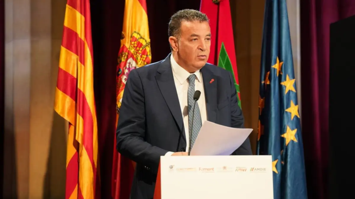 Alj Chakib, presidente de la Confederación General de Empresas Marroquíes (CGEM) - PHOTO/@FomentTreball