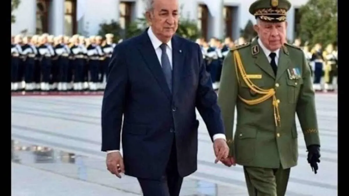 Abdelmadjid Tebboune, presidente de Argelia, y Said Chengriha, Jefe del Estado Mayor del Ejército Nacional Popular de Argelia - PHOTO/ARCHIVO