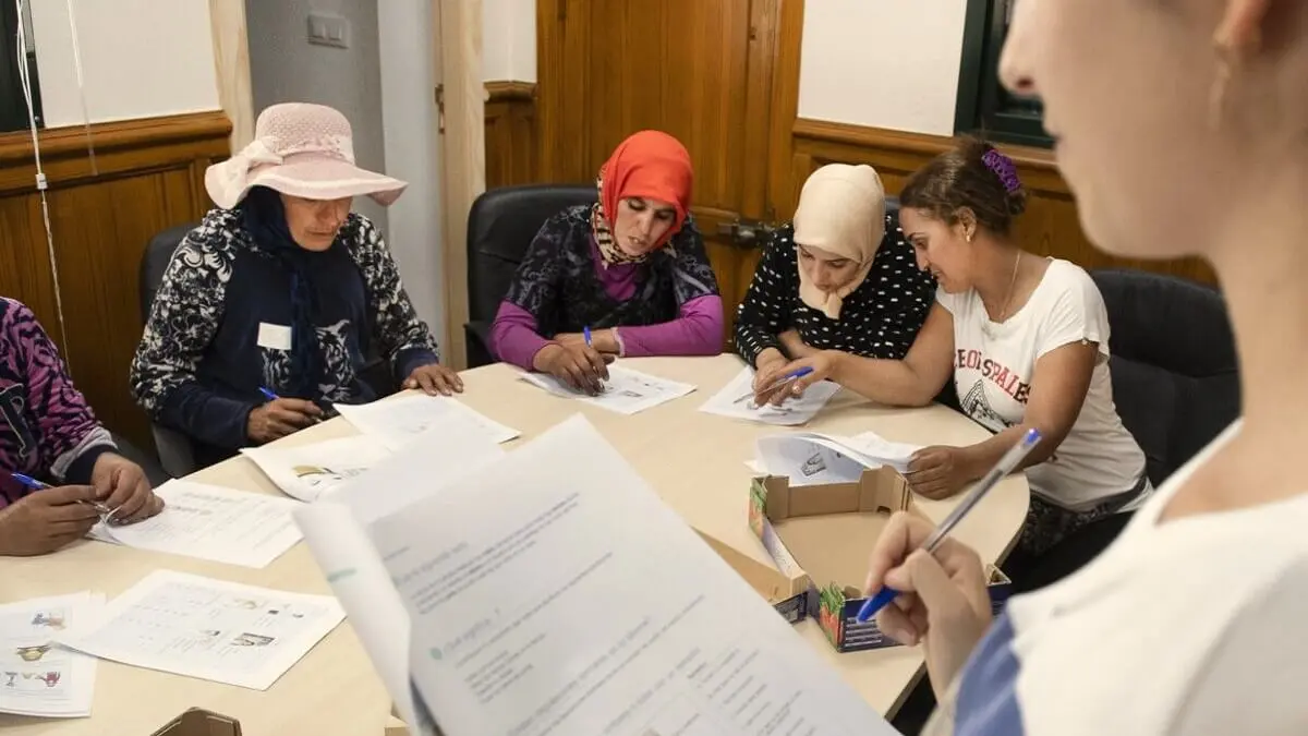 Trabajadoras temporeras de Marruecos