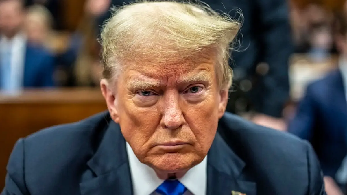 El expresidente estadounidense y candidato presidencial republicano Donald Trump asiste a su juicio penal en el Tribunal Penal de Manhattan, en Nueva York, el 30 de mayo de 2024 – PHOTO/Mark Peterson/POOL/AFP
