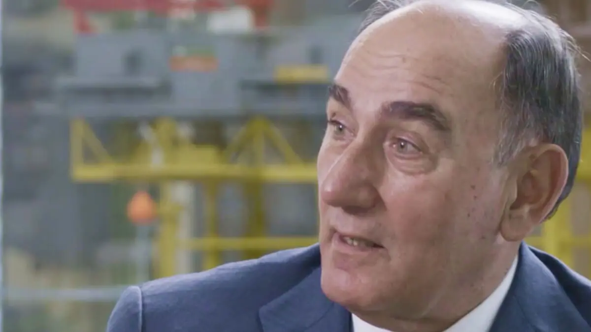 <p>Ignacio Galán durante la entrevista dentro de la serie Exceptional leaders / Exceptional ideas de Morgan Stanley Research</p>
