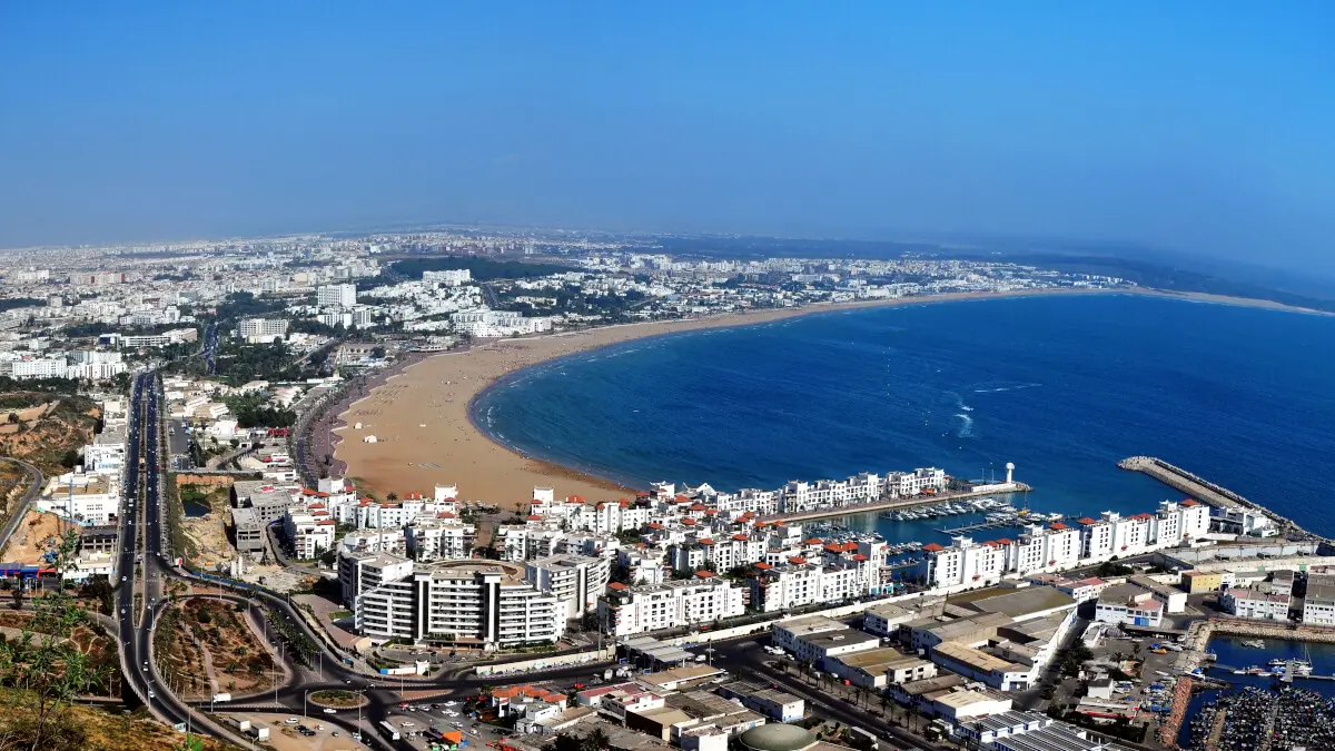 Puerto de Agadir en la costa sur de Marruecos- <a href="https://depositphotos.com/es/?/">Depositphotos</a>